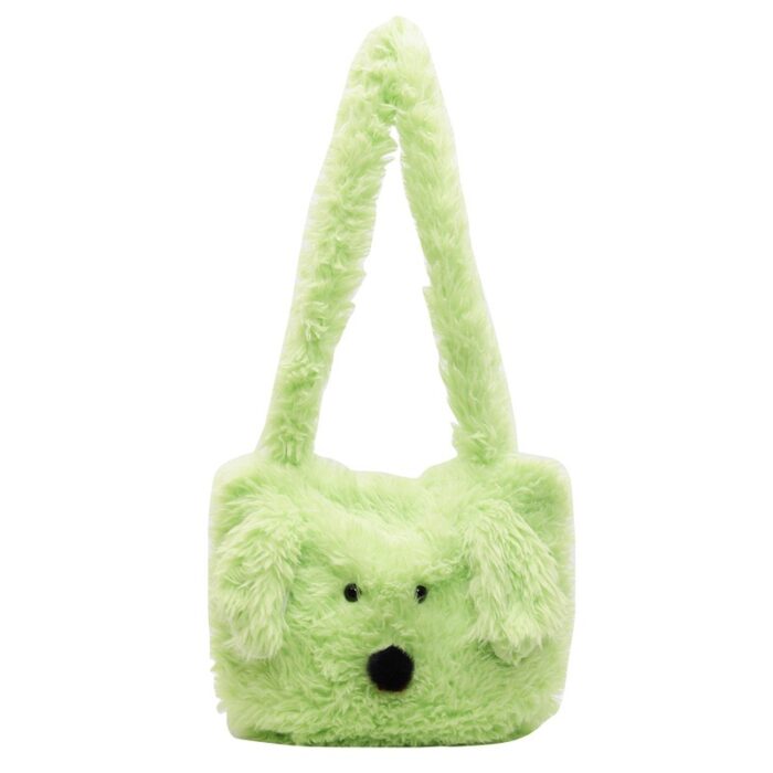 Novelty Dog Plush Bag | Soft and Stylish Fluffy Shoulder Bag