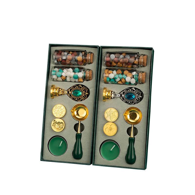 Vintage Wax Seal Kit with Stamps | Perfect for Invitations & DIY Art