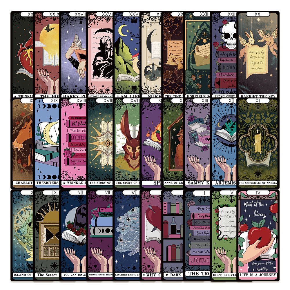 Vintage-Inspired Art Bookmarks | Set of Intricate Designs | Perfect for Book Lovers ｜A set