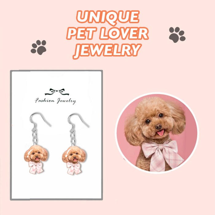 Personalized Pet Earrings | Custom Pet Portrait Studs