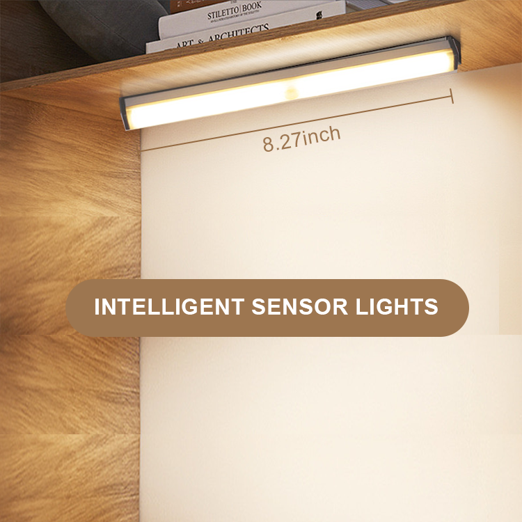 Wireless Motion Sensor LED Light | Rechargeable Under Cabinet Lighting with Magnetic Mount