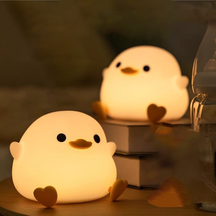 Silicone Touch Night Light | Cute Tap Control Lamp for Kids & Adults | Animal Design Tap Light